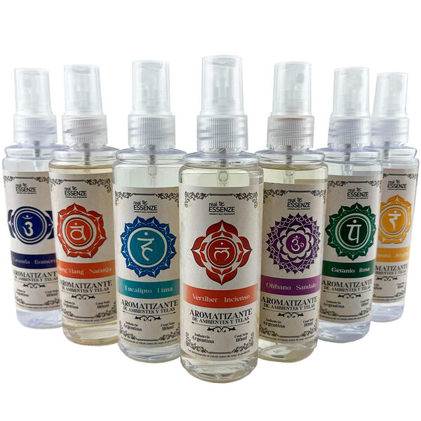 Pack - Aromatizante de Ambientes y Telas 7 Chakras