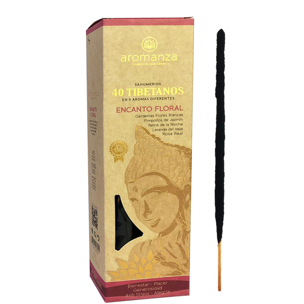 Sahumerios 40 Tibetanos - Encanto Floral (101TB)