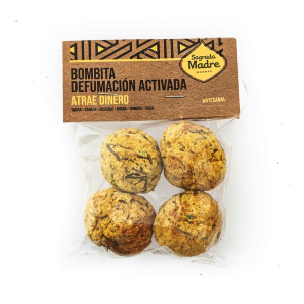 Bombita Defumación Activada - Atrae Dinero (Bolsita x 4)