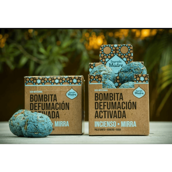 Bombita Defumacion Activada - Mirra Incienso x 8