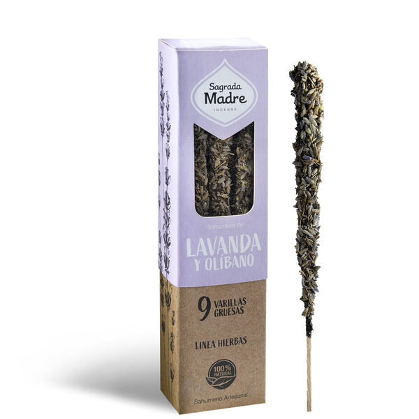 Sahumerio 9V de Lavanda y Olíbano