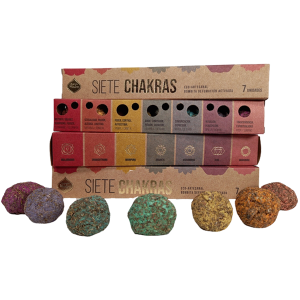 Bombita Defumación Activada - Siete Chakras