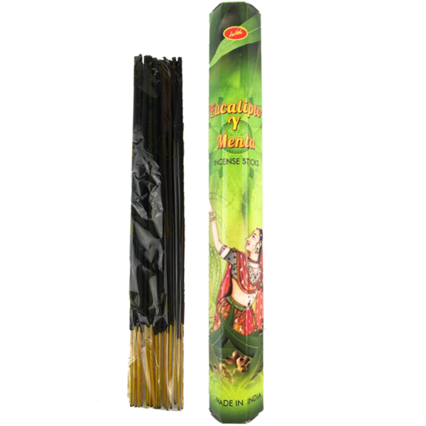 Sree Vani Sahumerio Hexagonal - Eucalipto y Menta