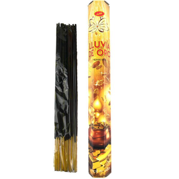 Sree Vani Sahumerio Hexagonal - Lluvia de Oro