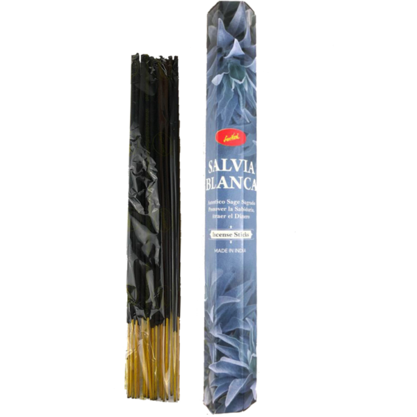 Sree Vani Sahumerio Hexagonal - Salvia Blanca