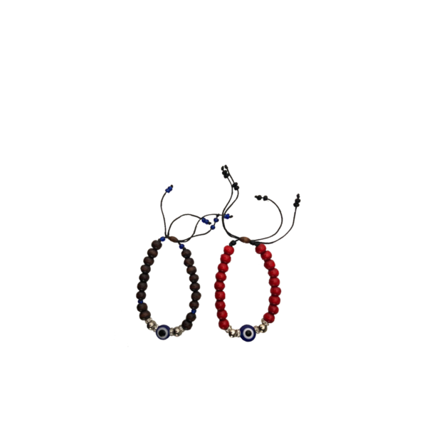 Pulsera Ojo Turco Cuentas Metal