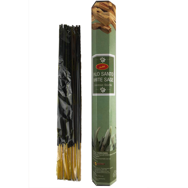 Sree Vani Sahumerio Hexagonal - Palo Santo White Sage