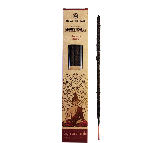 Sahumerios Magistrales con Resinas Naturales- Sándalo Hindú (101QB)