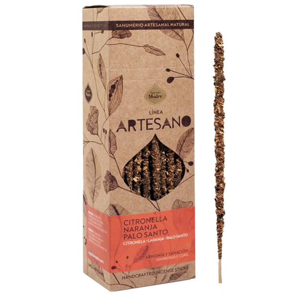 Sahumerio Artesano Natural - Citronella Naranja Palo Santo