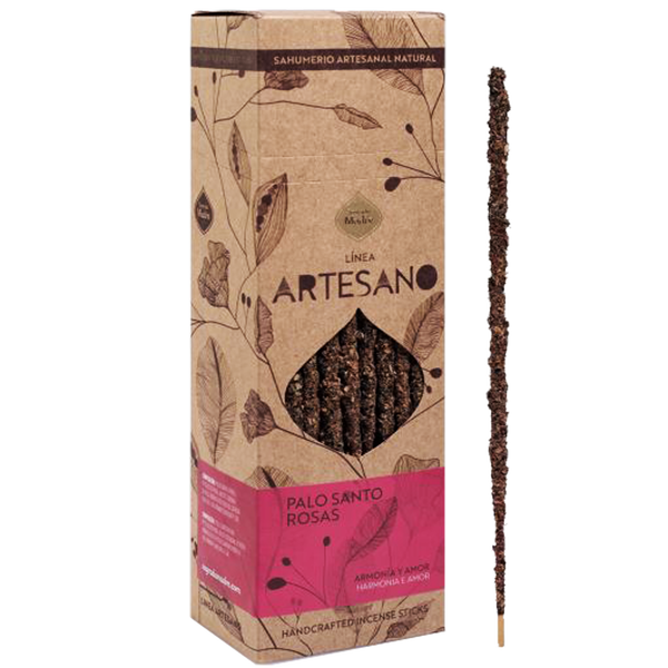 Sahumerio Artesano Natural - Palo Santo Rosas