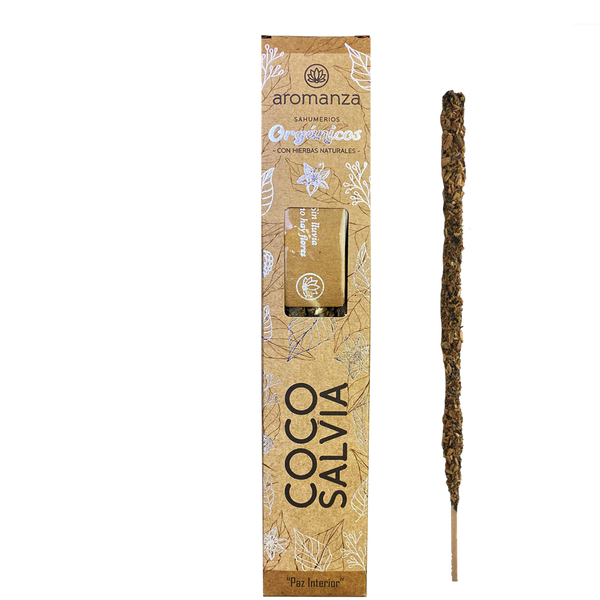Sahumerios Orgánicos - Coco Salvia (100UB)