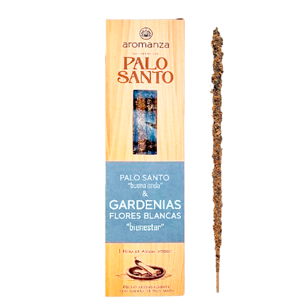 Sahumerio Palo Santo - Gardenias Flores Blancas (101WB)