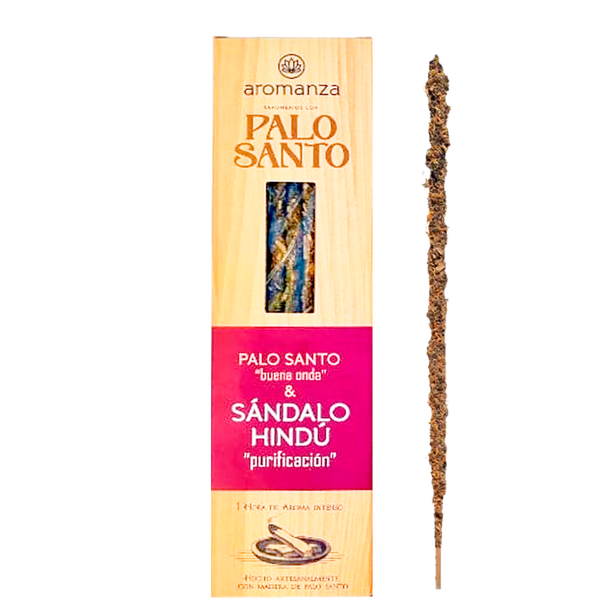 Sahumerio Palo Santo - Sándalo Hindú (101WB)
