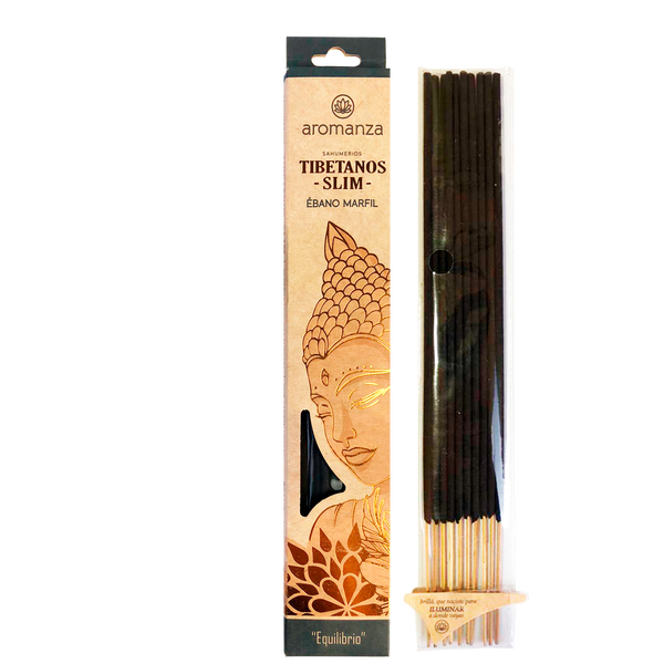 Sahumerios Tibetanos Slim - Ébano Marfil (101VB)