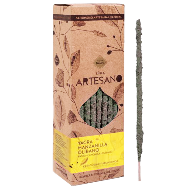 Sahumerio Artesano Natural - Yagra Manzanilla Olíbano