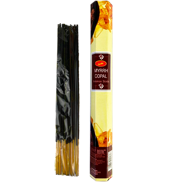 Sree Vani Sahumerio Hexagonal - Myrrh Copal