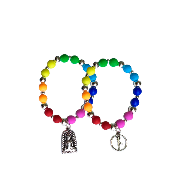 Pulsera Bolita Grande con Dije