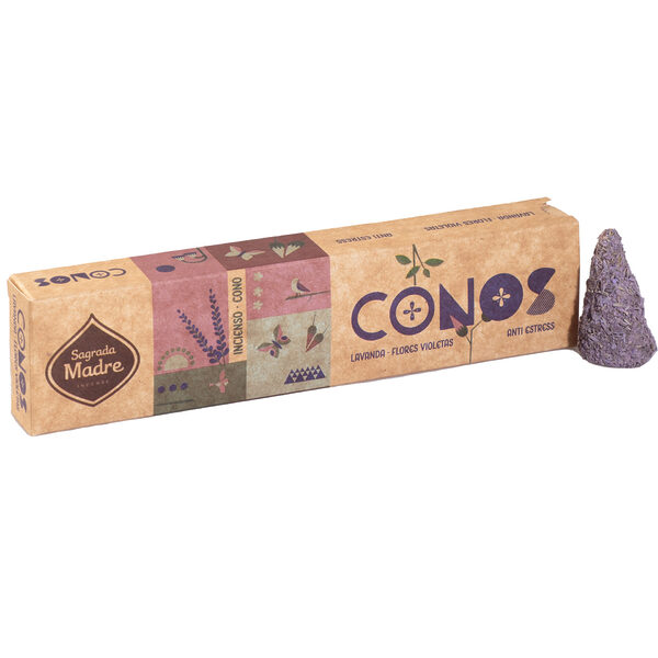Conos - Lavanda Flores Violetas